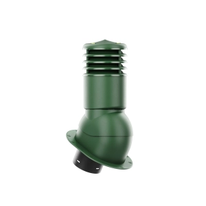 Kominek wentylacyjny ocieplony fi 150 do blachy na rąbek, klik, felc kolor zielony